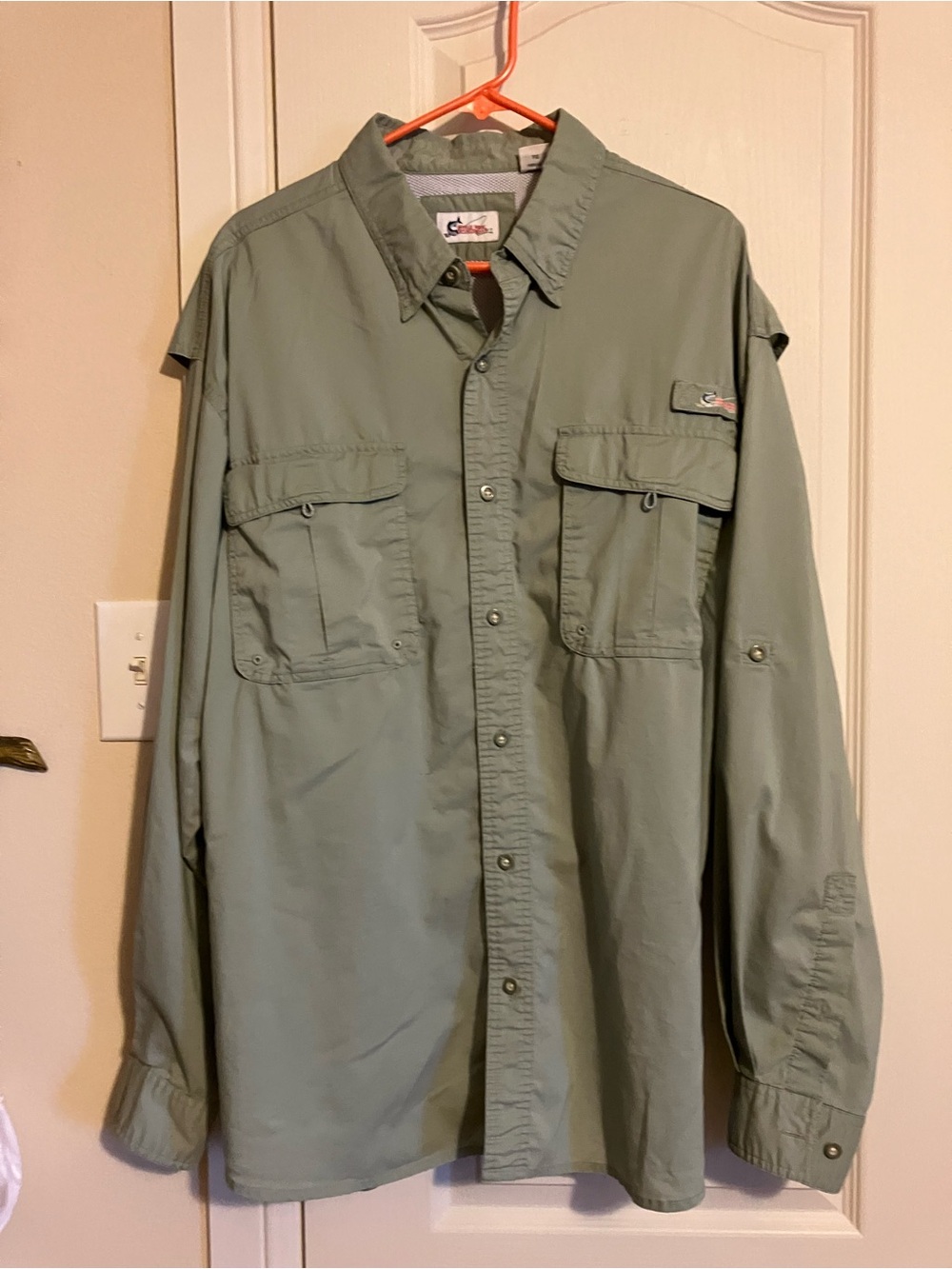 Bass Pro Shops Men's Button-Down Shirt - Olive